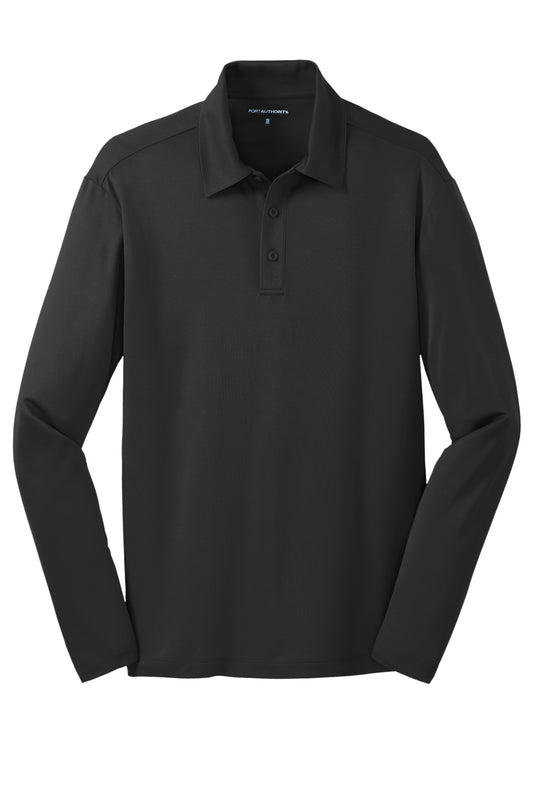BARKER Port Authority Silk Touch Performance Long Sleeve Polo