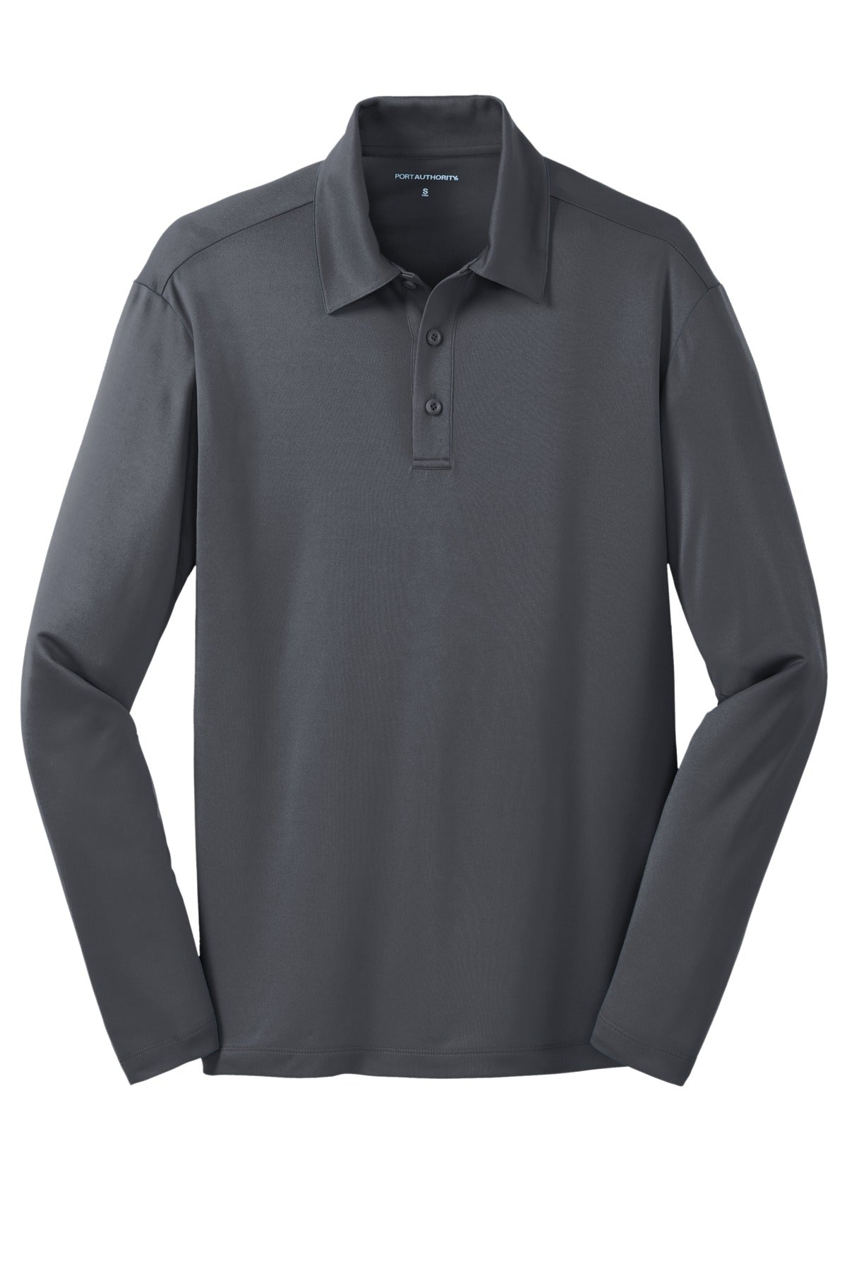 BARKER Port Authority Silk Touch Performance Long Sleeve Polo
